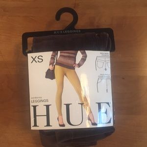 HUE Corduroy Leggings XS